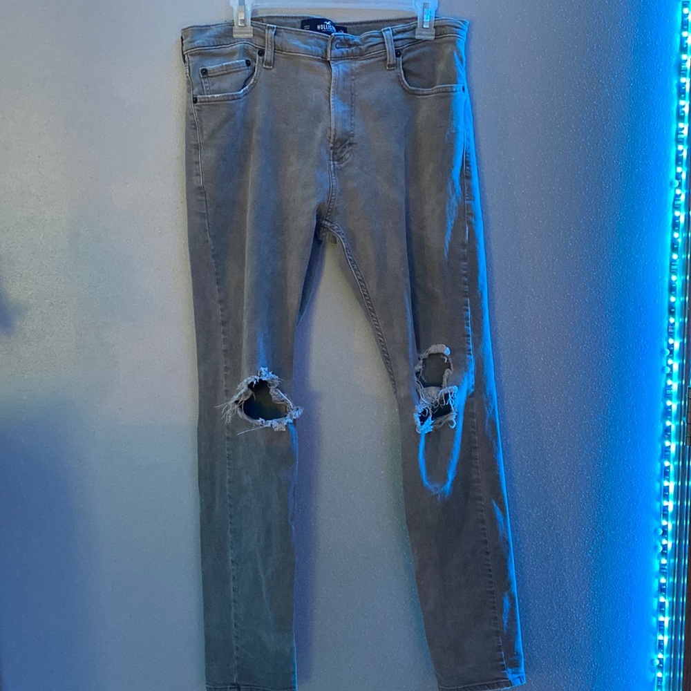Grey Hollister Skinny Jeans